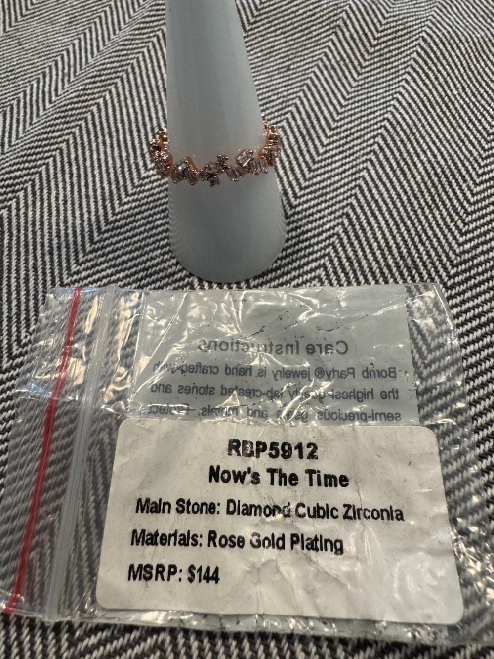 Now's The Time - Birthday/Original Ring by BP - Size 10  -  RBP5912